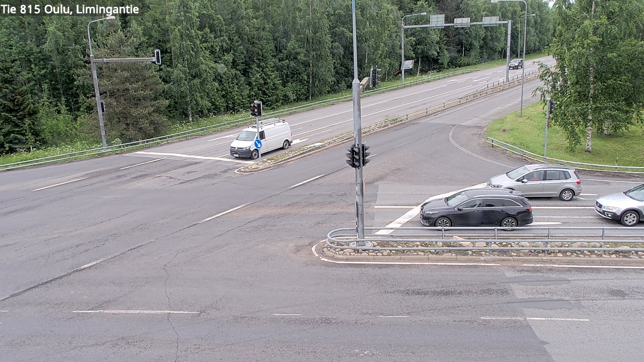 Weather Camera Image Väg 815 Oleåborg, Limingantie, Oulu, Pohjois-Pohjanmaa