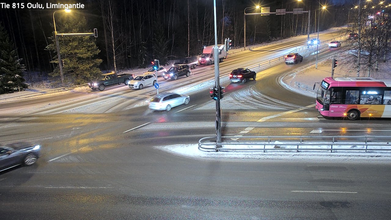 Weather Camera Image Väg 815 Oleåborg, Limingantie, Oulu, Pohjois-Pohjanmaa