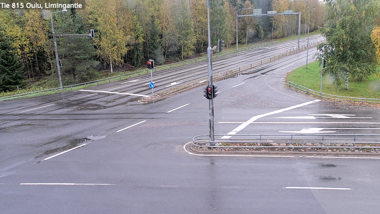 Weather Camera Image Väg 815 Oleåborg, Limingantie, Oulu, Pohjois-Pohjanmaa
