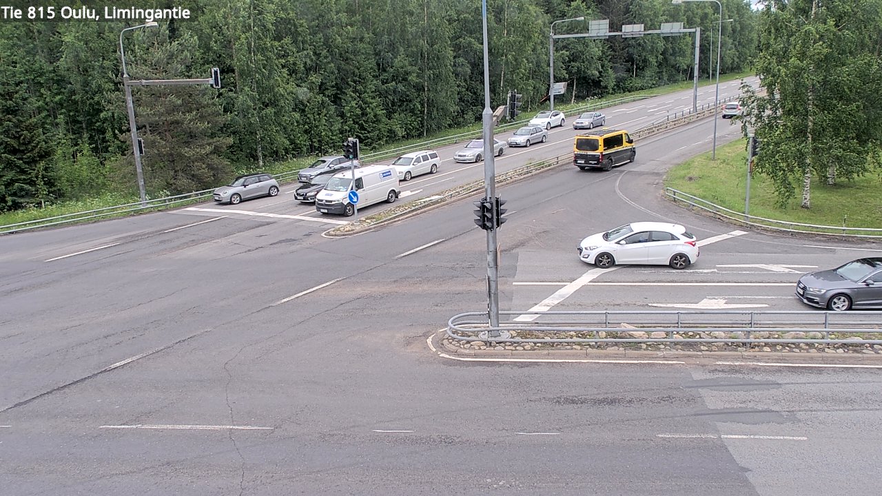 Weather Camera Image Väg 815 Oleåborg, Limingantie, Oulu, Pohjois-Pohjanmaa