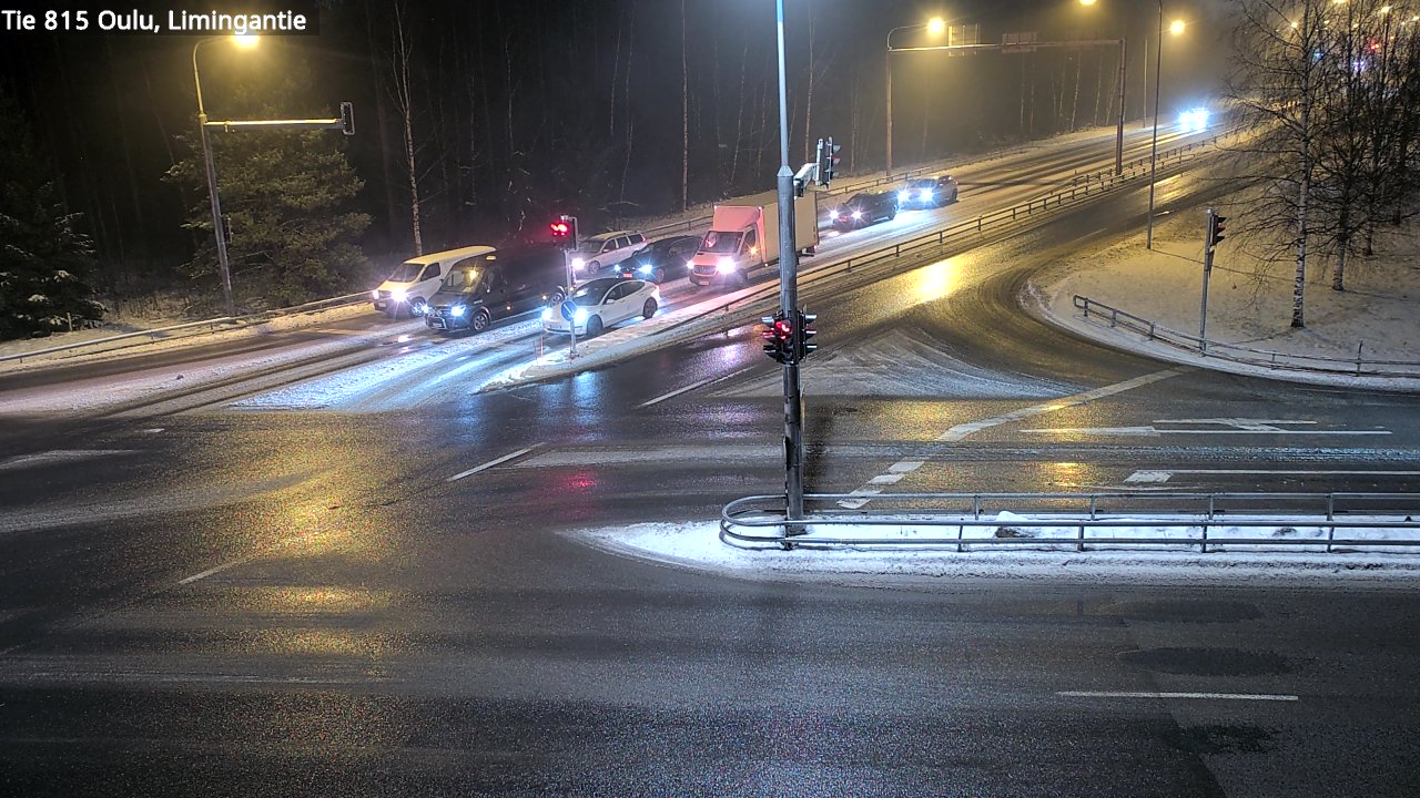 Weather Camera Image Väg 815 Oleåborg, Limingantie, Oulu, Pohjois-Pohjanmaa