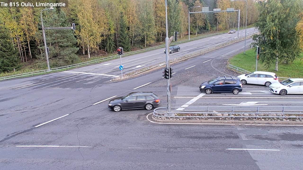 Weather Camera Image Väg 815 Oleåborg, Limingantie, Oulu, Pohjois-Pohjanmaa
