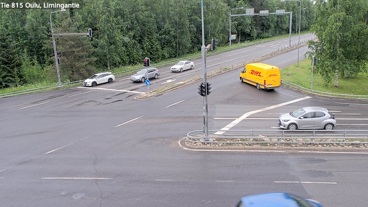 Weather Camera Image Väg 815 Oleåborg, Limingantie, Oulu, Pohjois-Pohjanmaa