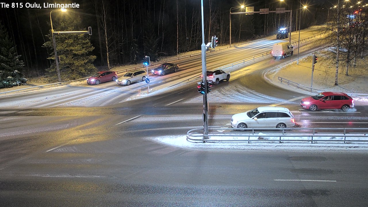 Weather Camera Image Väg 815 Oleåborg, Limingantie, Oulu, Pohjois-Pohjanmaa