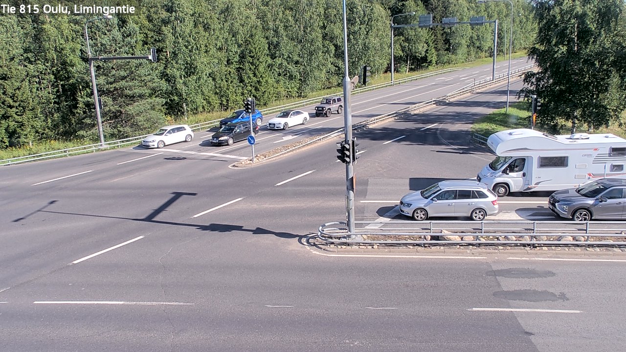 Weather Camera Image Väg 815 Oleåborg, Limingantie, Oulu, Pohjois-Pohjanmaa