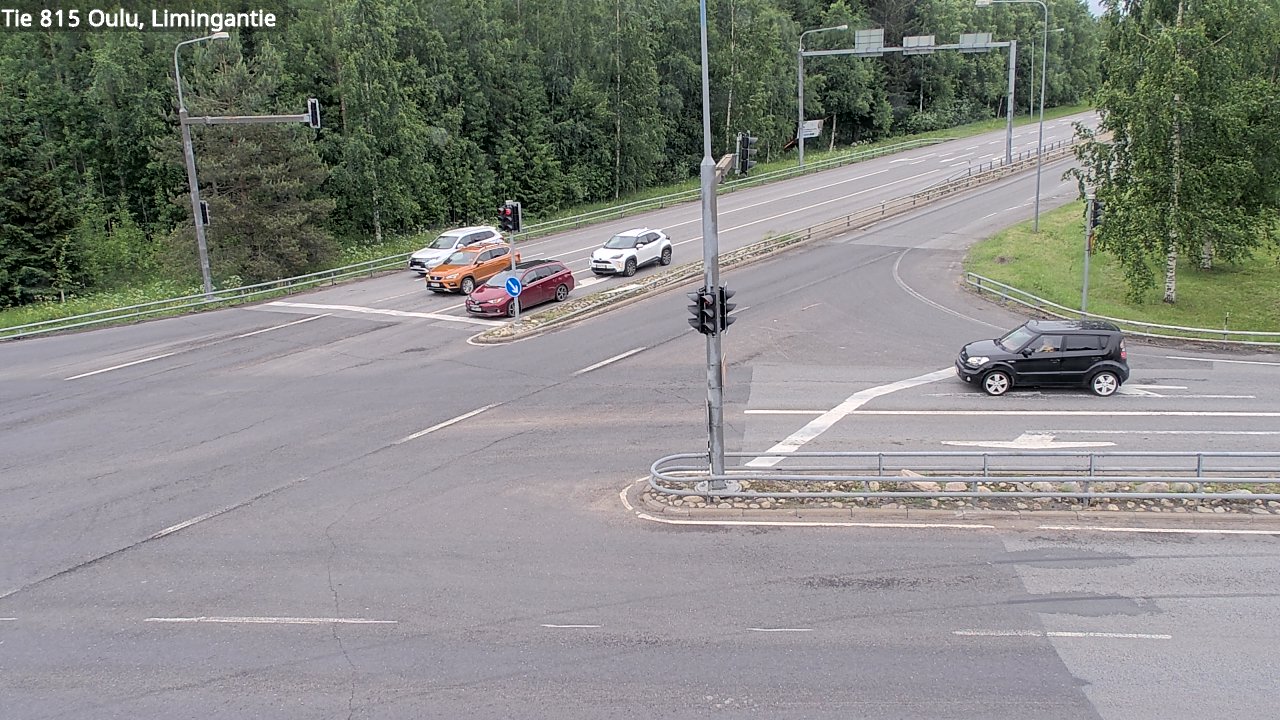 Weather Camera Image Väg 815 Oleåborg, Limingantie, Oulu, Pohjois-Pohjanmaa