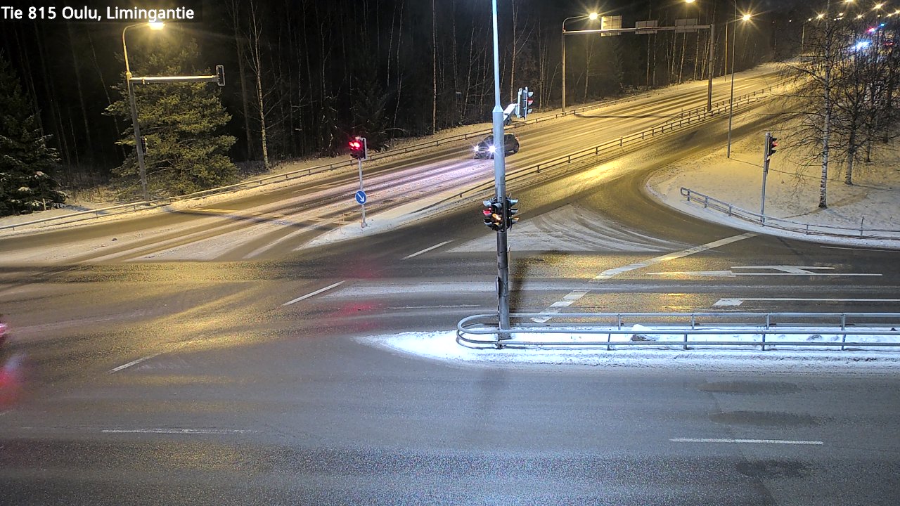 Weather Camera Image Väg 815 Oleåborg, Limingantie, Oulu, Pohjois-Pohjanmaa