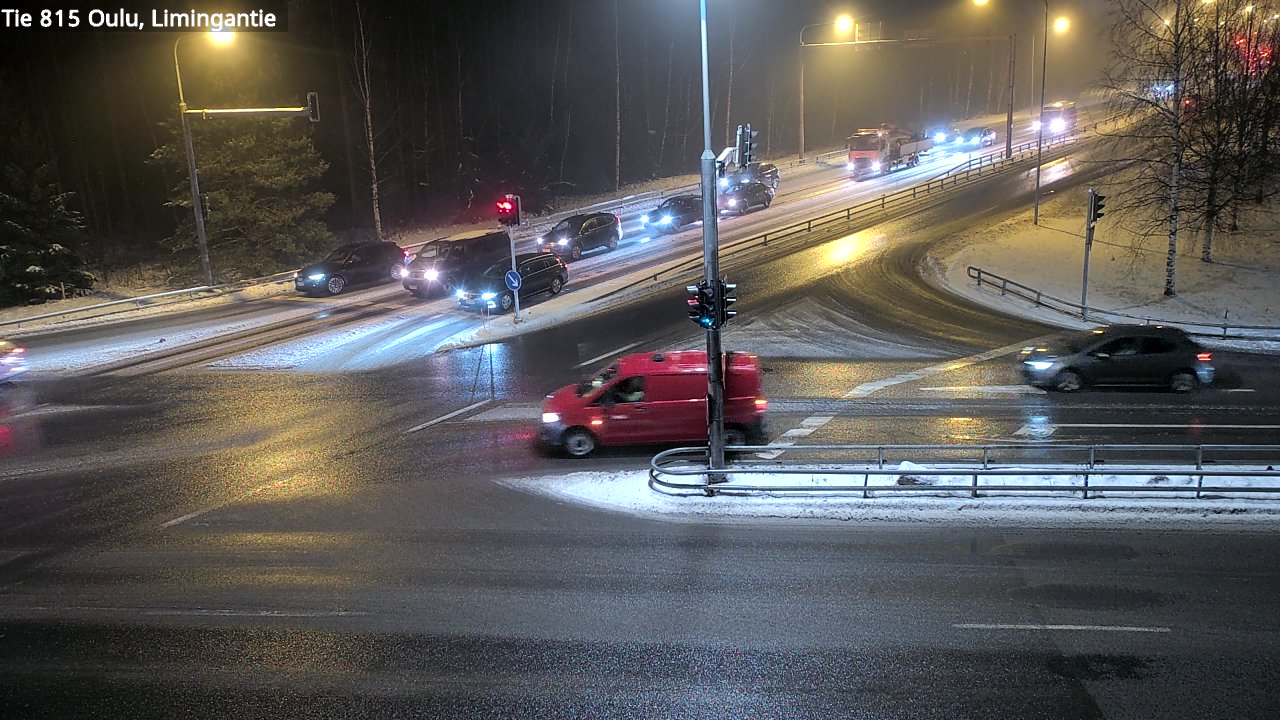 Weather Camera Image Väg 815 Oleåborg, Limingantie, Oulu, Pohjois-Pohjanmaa