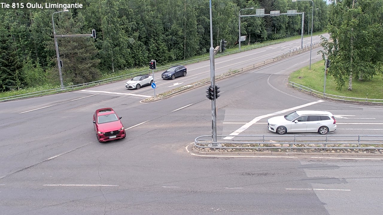 Weather Camera Image Väg 815 Oleåborg, Limingantie, Oulu, Pohjois-Pohjanmaa