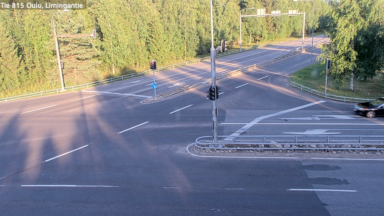 Weather Camera Image Väg 815 Oleåborg, Limingantie, Oulu, Pohjois-Pohjanmaa
