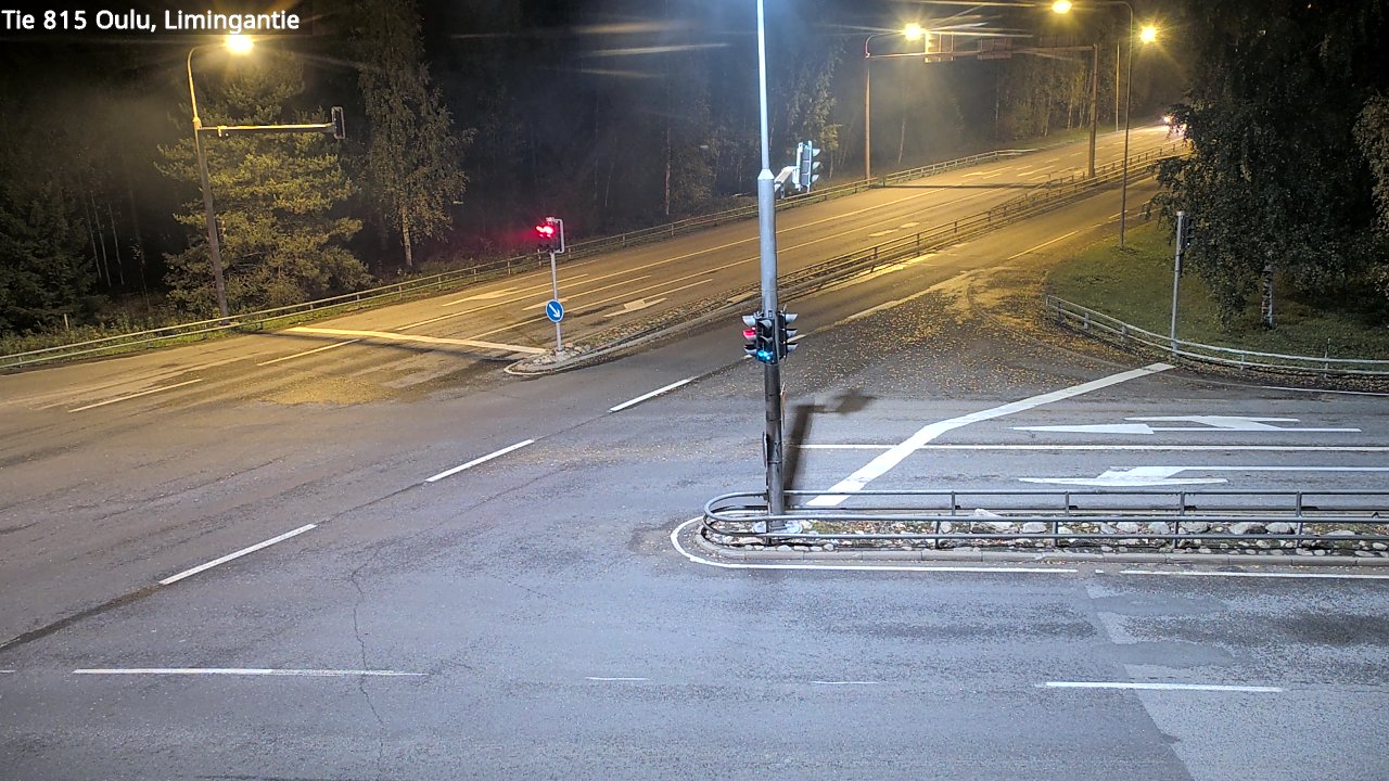 Weather Camera Image Väg 815 Oleåborg, Limingantie, Oulu, Pohjois-Pohjanmaa