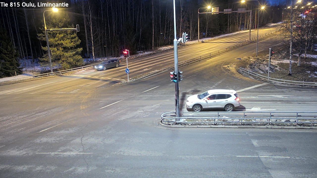 Weather Camera Image Väg 815 Oleåborg, Limingantie, Oulu, Pohjois-Pohjanmaa