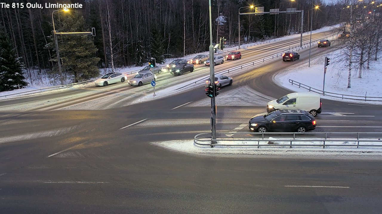 Weather Camera Image Väg 815 Oleåborg, Limingantie, Oulu, Pohjois-Pohjanmaa