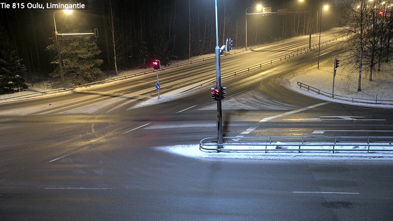 Weather Camera Image Väg 815 Oleåborg, Limingantie, Oulu, Pohjois-Pohjanmaa