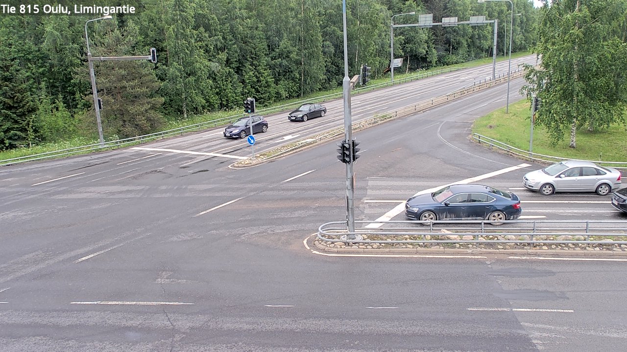 Weather Camera Image Väg 815 Oleåborg, Limingantie, Oulu, Pohjois-Pohjanmaa