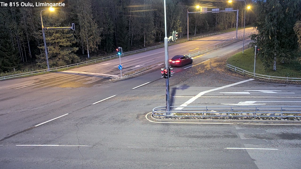Weather Camera Image Väg 815 Oleåborg, Limingantie, Oulu, Pohjois-Pohjanmaa