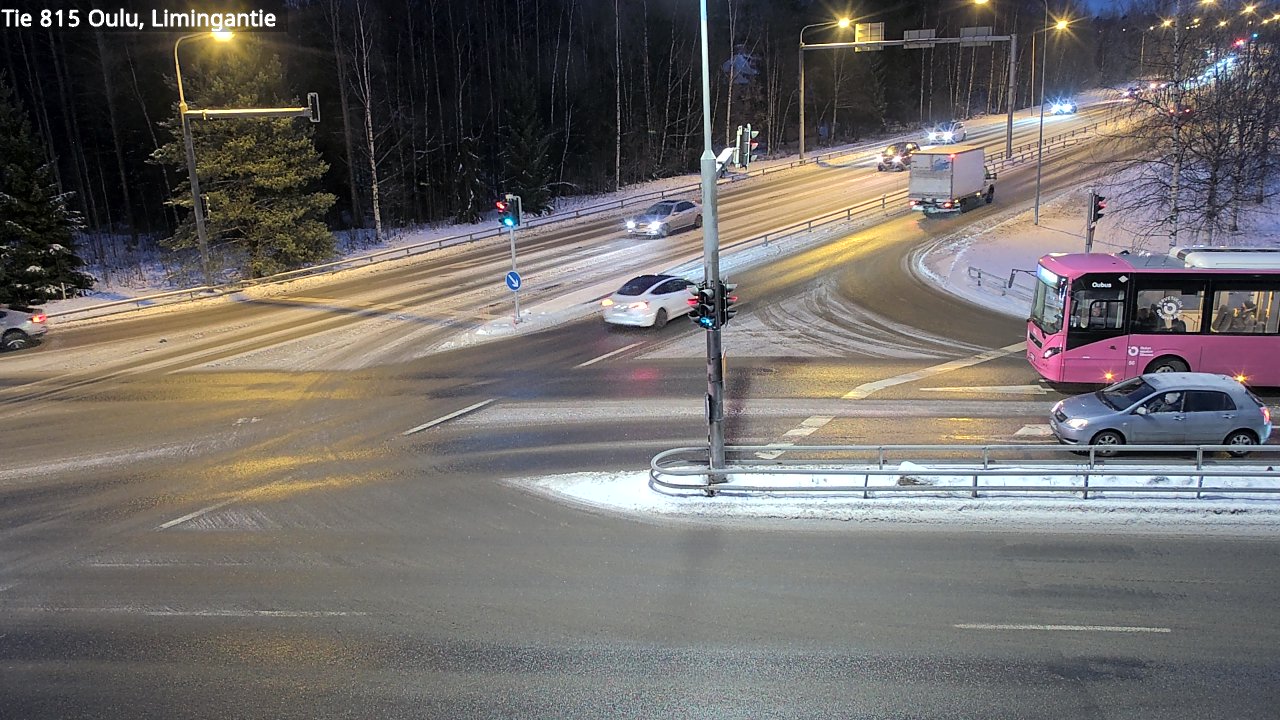 Weather Camera Image Väg 815 Oleåborg, Limingantie, Oulu, Pohjois-Pohjanmaa