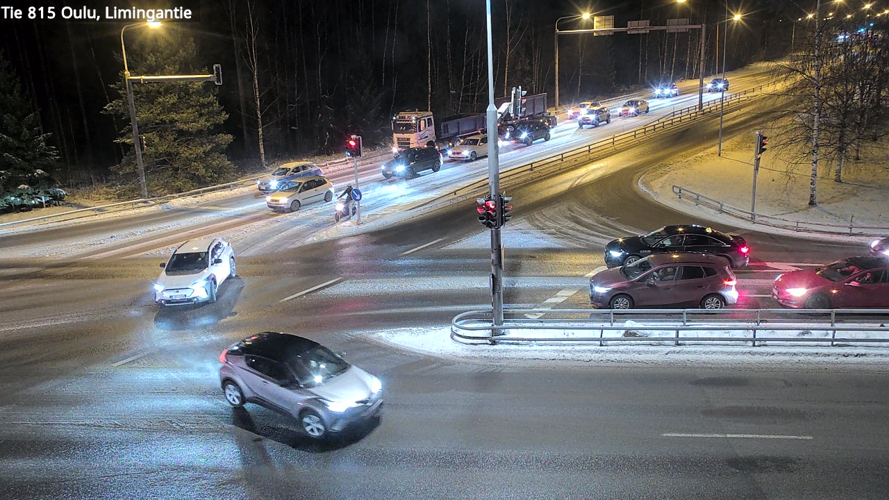 Weather Camera Image Väg 815 Oleåborg, Limingantie, Oulu, Pohjois-Pohjanmaa