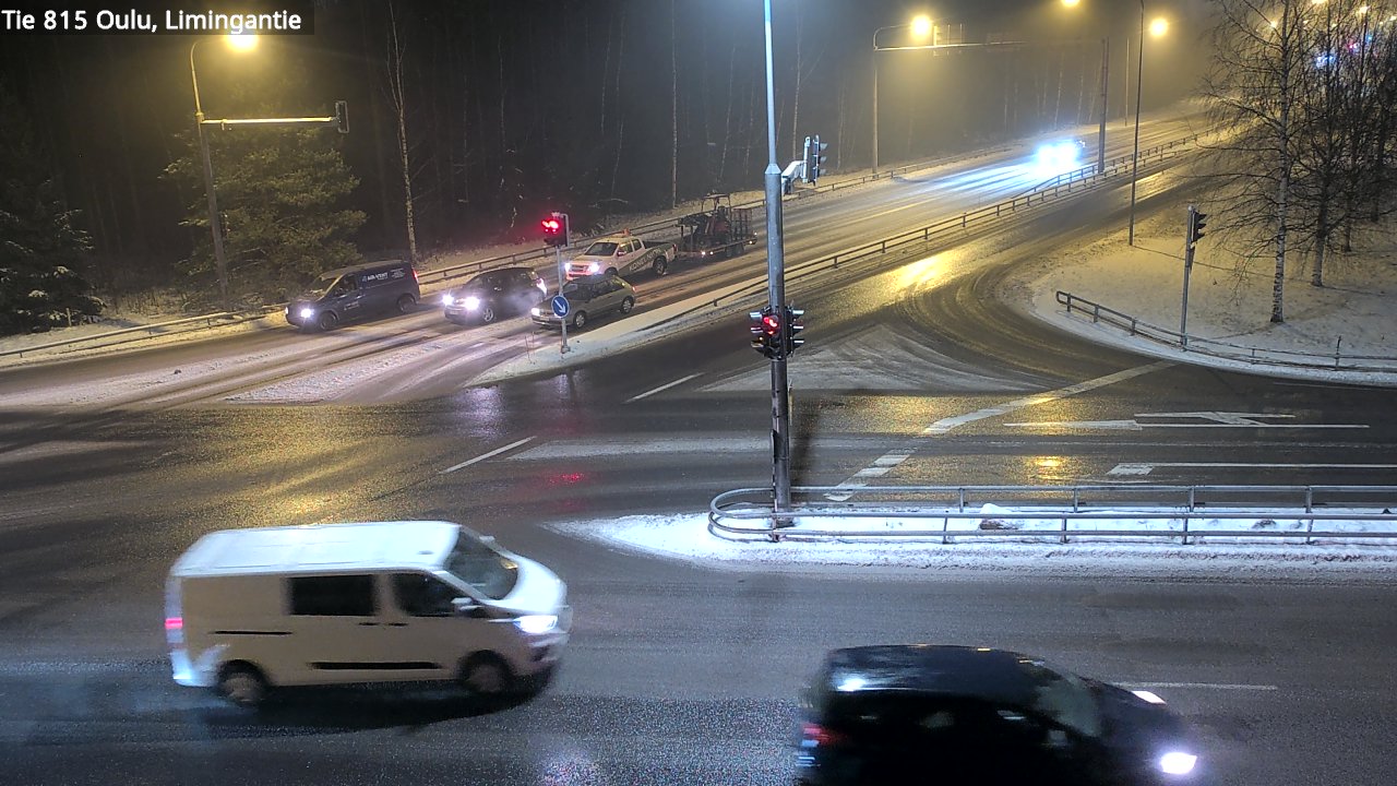 Weather Camera Image Väg 815 Oleåborg, Limingantie, Oulu, Pohjois-Pohjanmaa