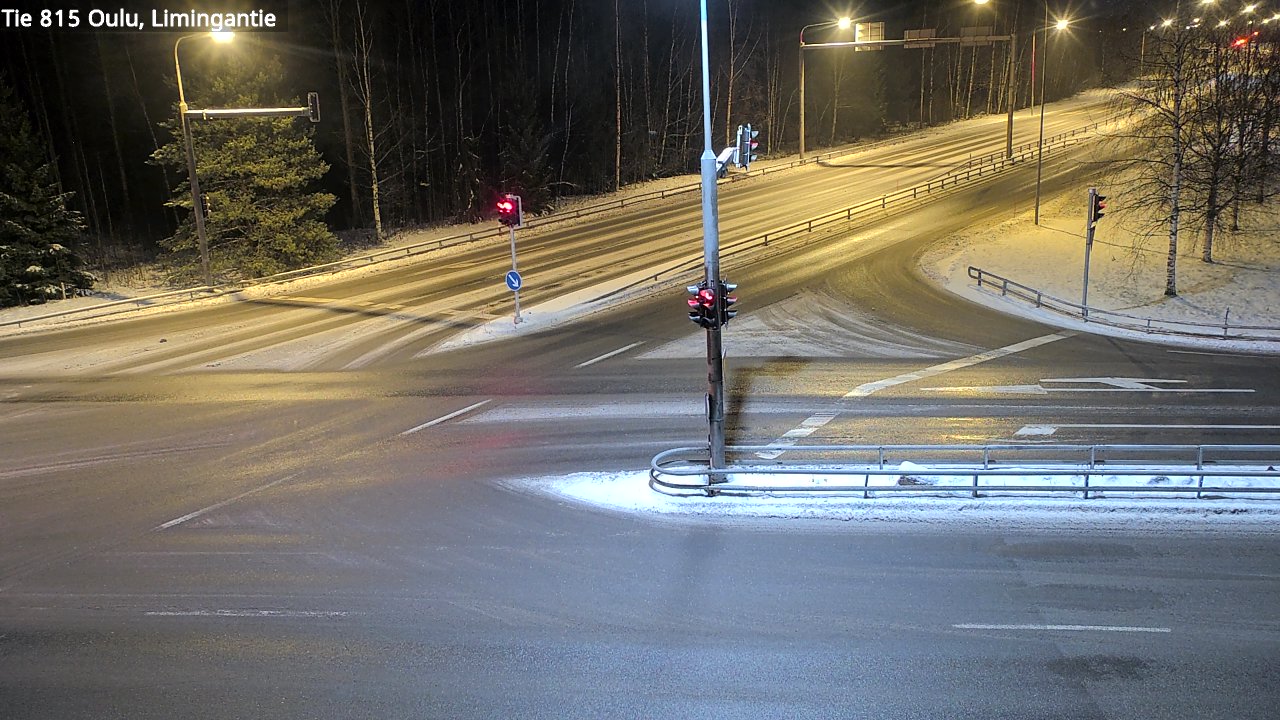 Weather Camera Image Väg 815 Oleåborg, Limingantie, Oulu, Pohjois-Pohjanmaa