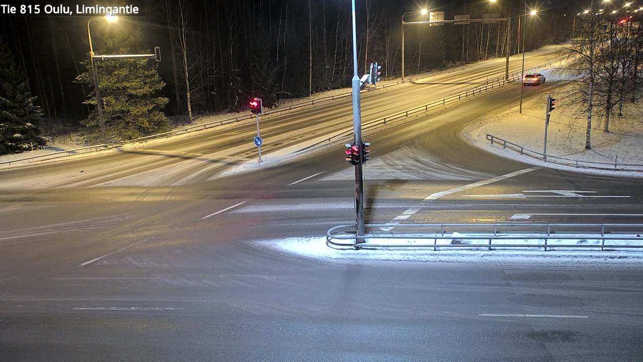 Weather Camera Image Väg 815 Oleåborg, Limingantie, Oulu, Pohjois-Pohjanmaa