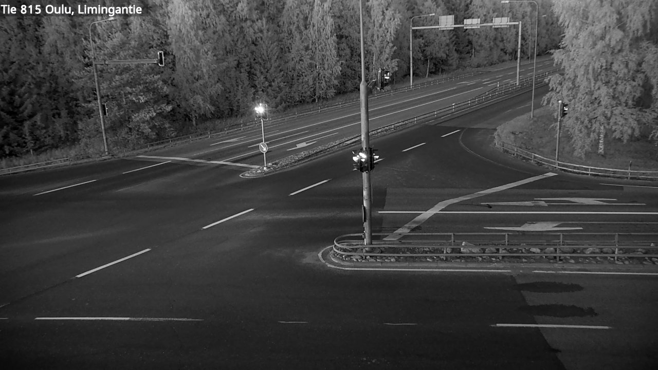 Weather Camera Image Väg 815 Oleåborg, Limingantie, Oulu, Pohjois-Pohjanmaa