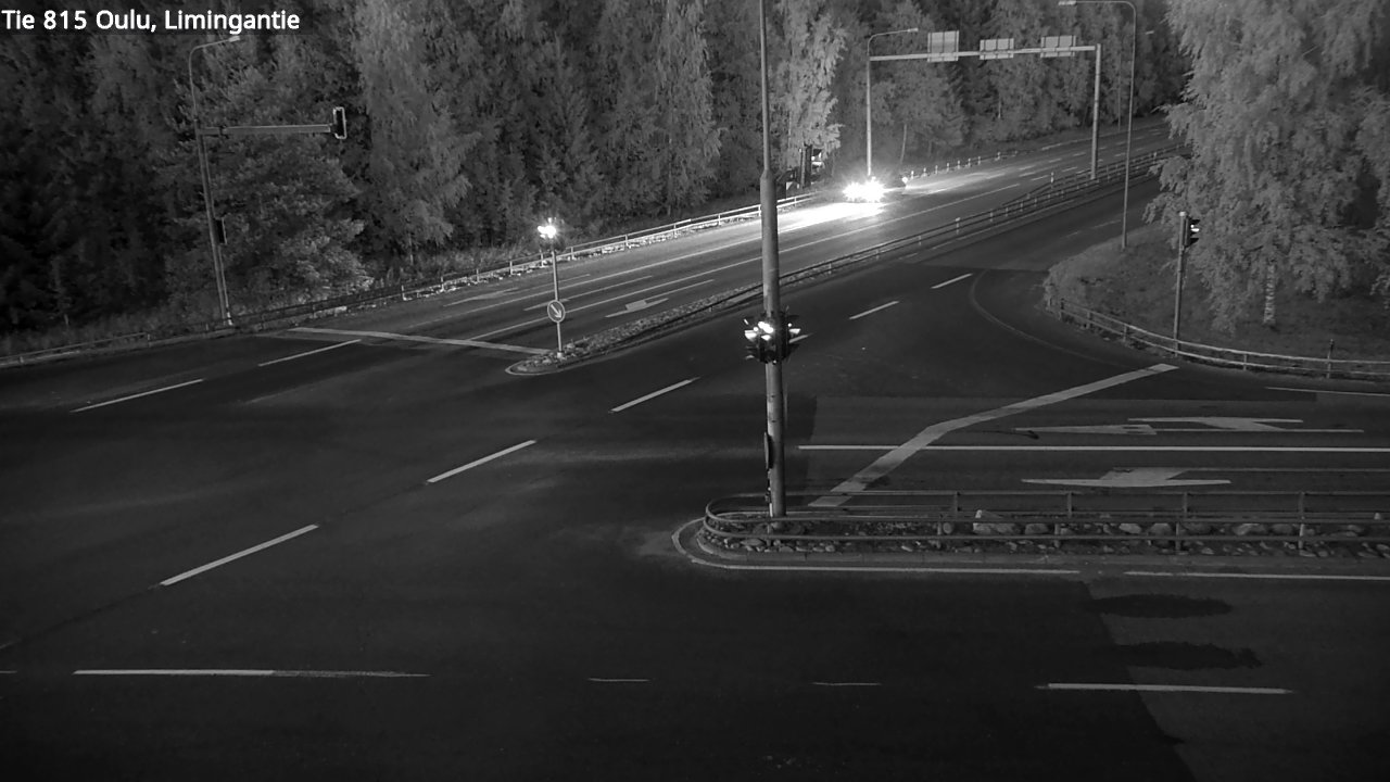 Weather Camera Image Väg 815 Oleåborg, Limingantie, Oulu, Pohjois-Pohjanmaa