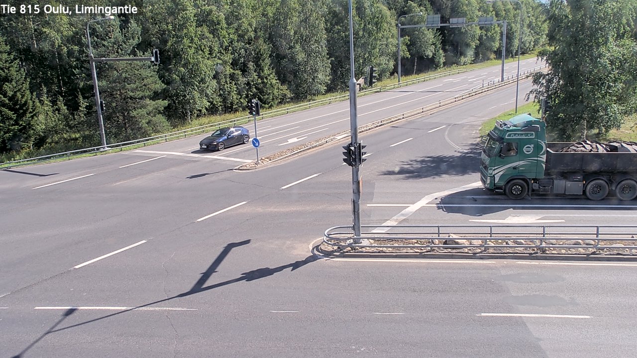 Weather Camera Image Väg 815 Oleåborg, Limingantie, Oulu, Pohjois-Pohjanmaa