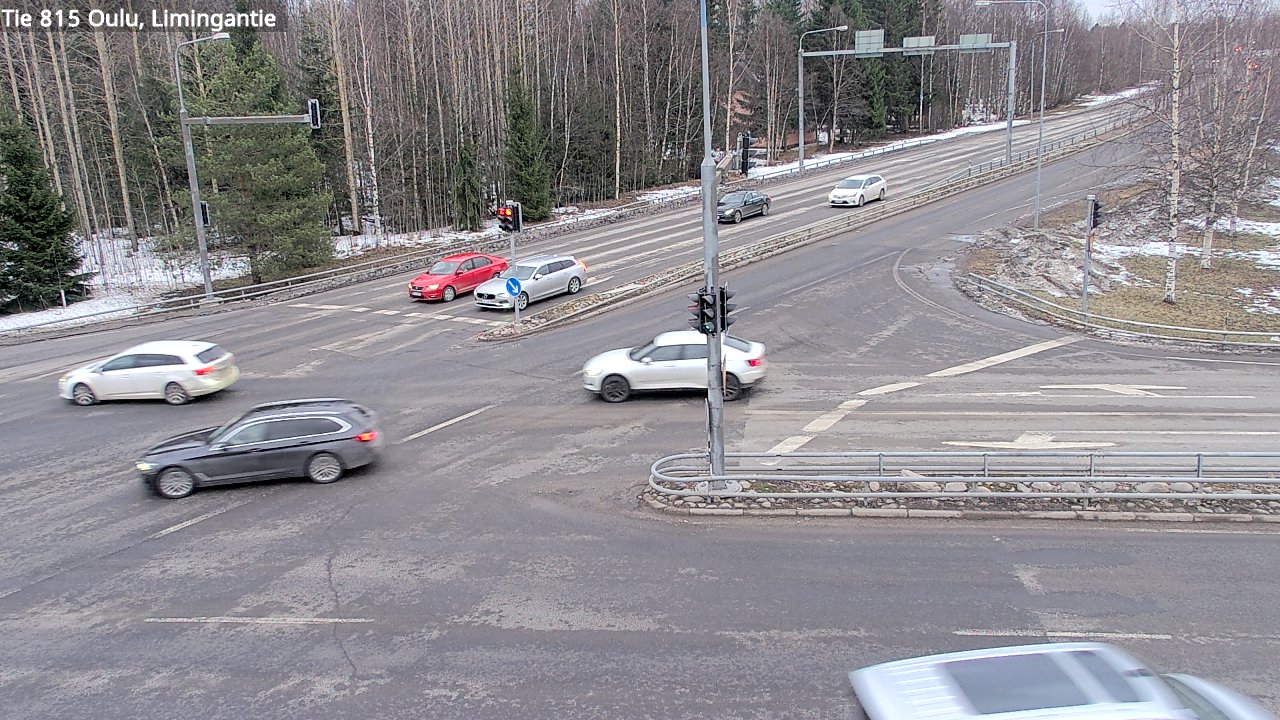 Weather Camera Image Väg 815 Oleåborg, Limingantie, Oulu, Pohjois-Pohjanmaa