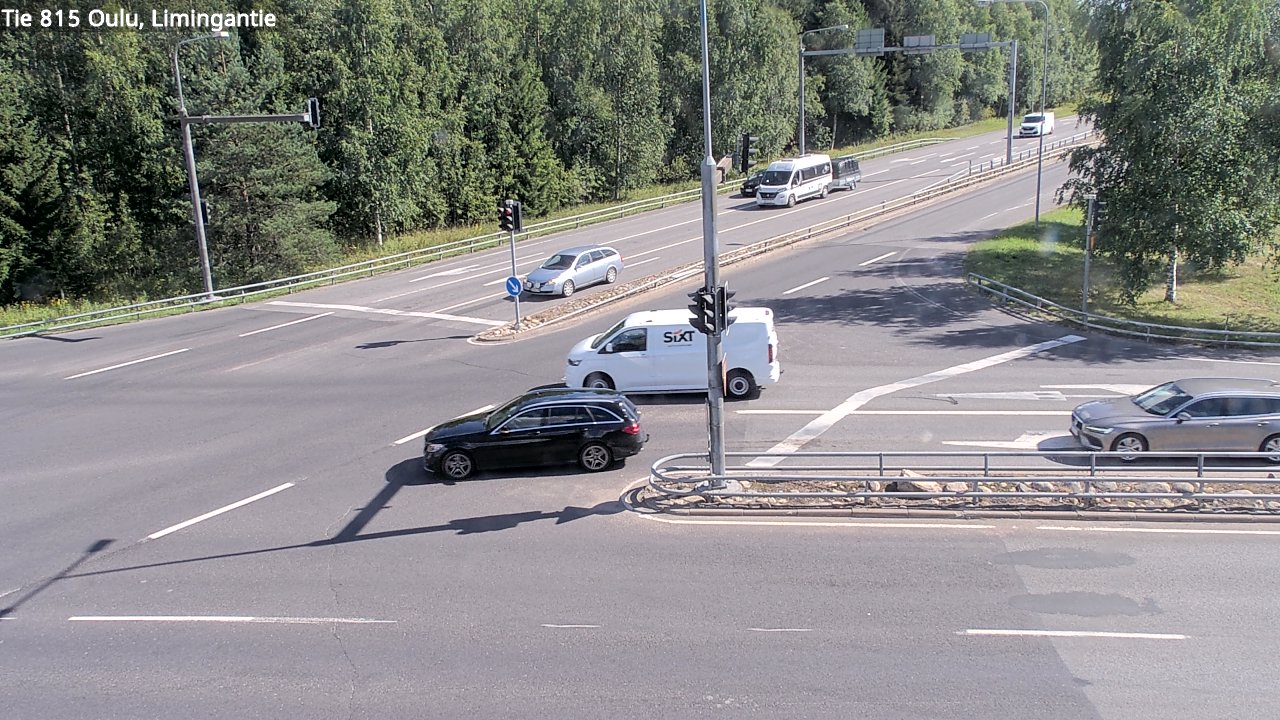 Weather Camera Image Väg 815 Oleåborg, Limingantie, Oulu, Pohjois-Pohjanmaa