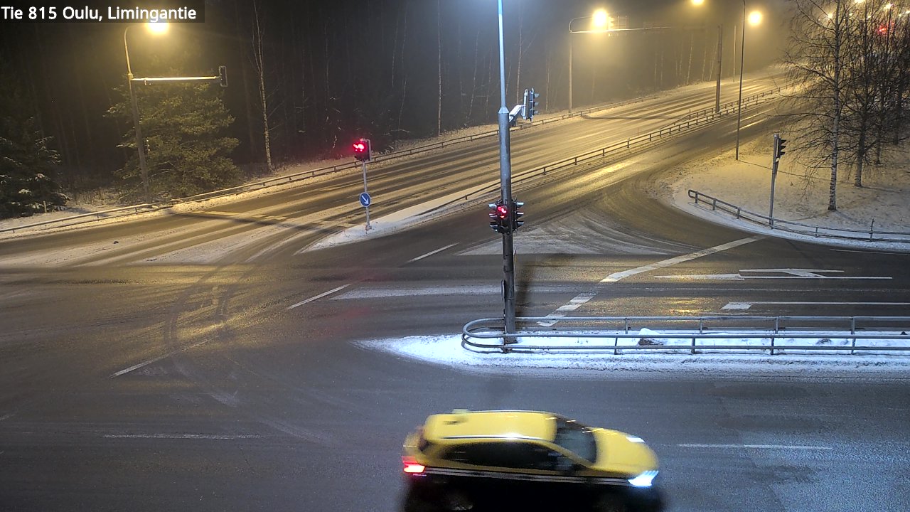 Weather Camera Image Väg 815 Oleåborg, Limingantie, Oulu, Pohjois-Pohjanmaa
