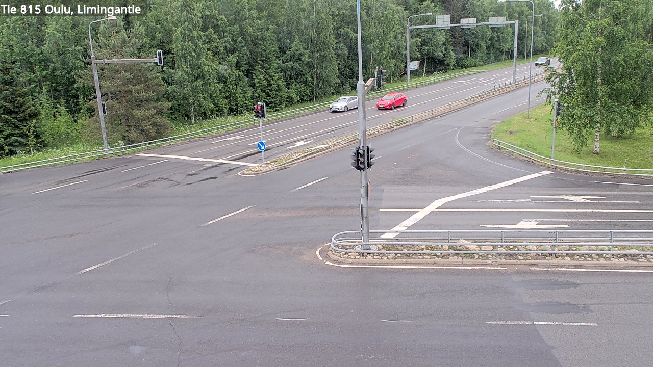 Weather Camera Image Väg 815 Oleåborg, Limingantie, Oulu, Pohjois-Pohjanmaa
