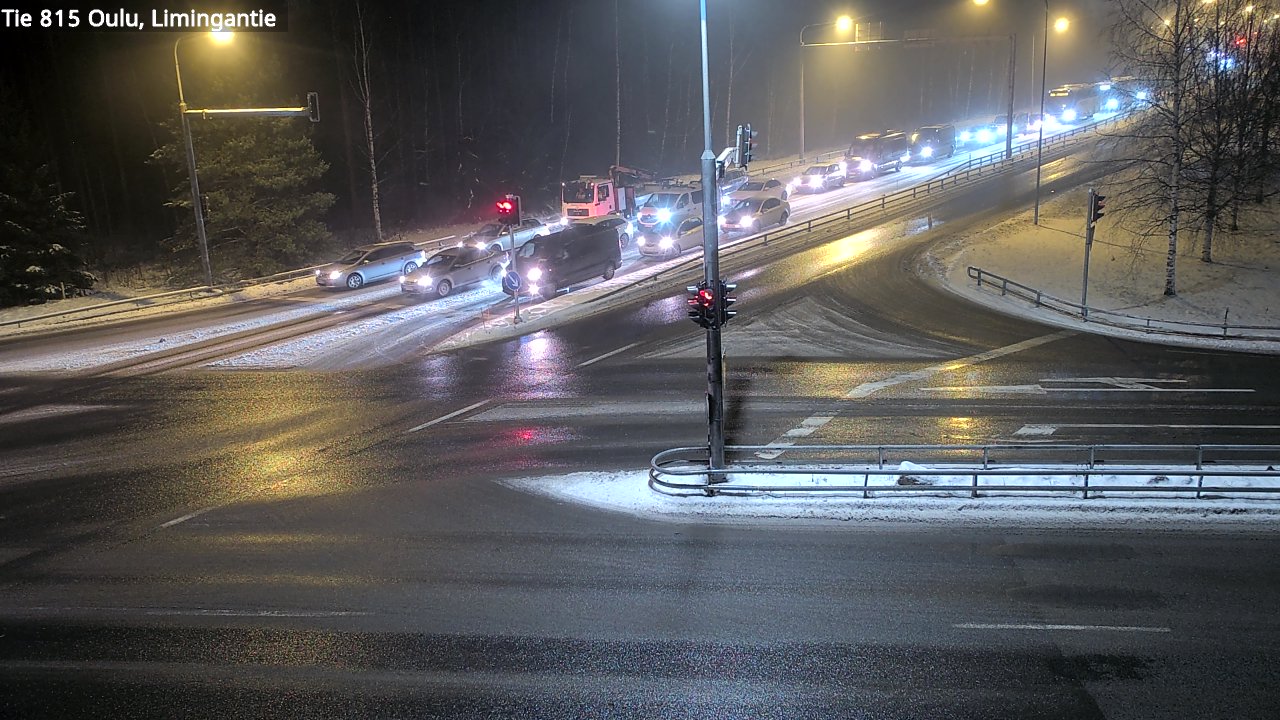 Weather Camera Image Väg 815 Oleåborg, Limingantie, Oulu, Pohjois-Pohjanmaa