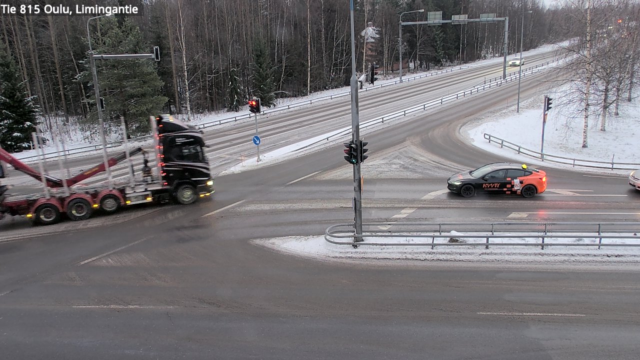 Weather Camera Image Road 815 Oulu, Limingantie, Oulu, Pohjois-Pohjanmaa