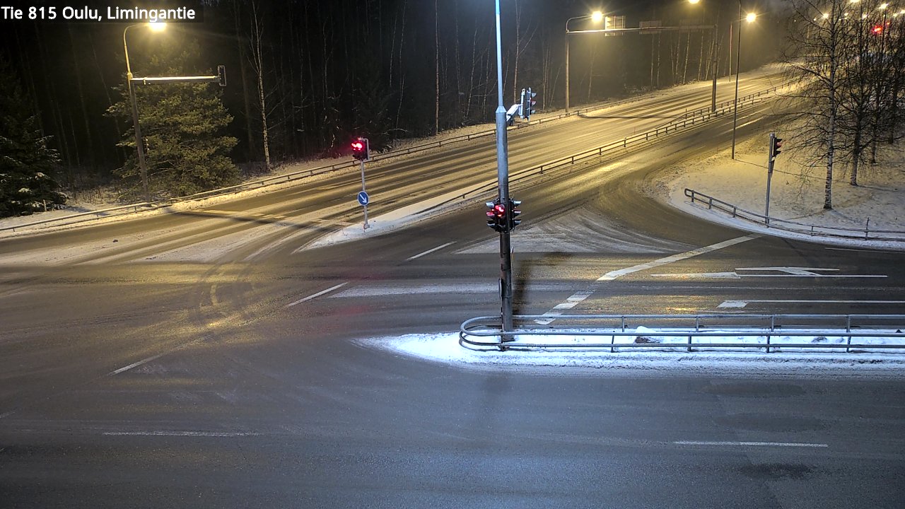 Weather Camera Image Väg 815 Oleåborg, Limingantie, Oulu, Pohjois-Pohjanmaa