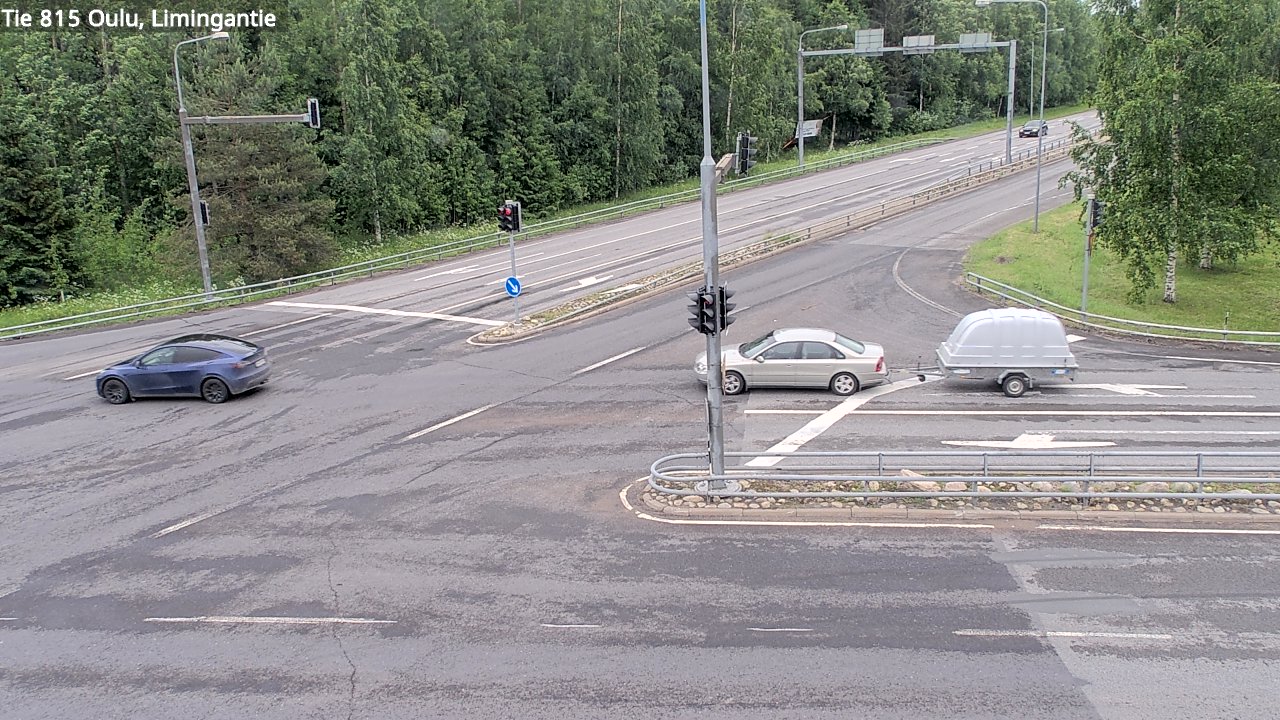 Weather Camera Image Väg 815 Oleåborg, Limingantie, Oulu, Pohjois-Pohjanmaa