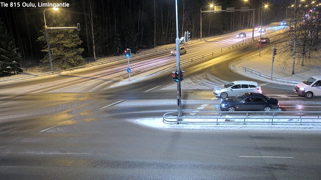 Weather Camera Image Väg 815 Oleåborg, Limingantie, Oulu, Pohjois-Pohjanmaa
