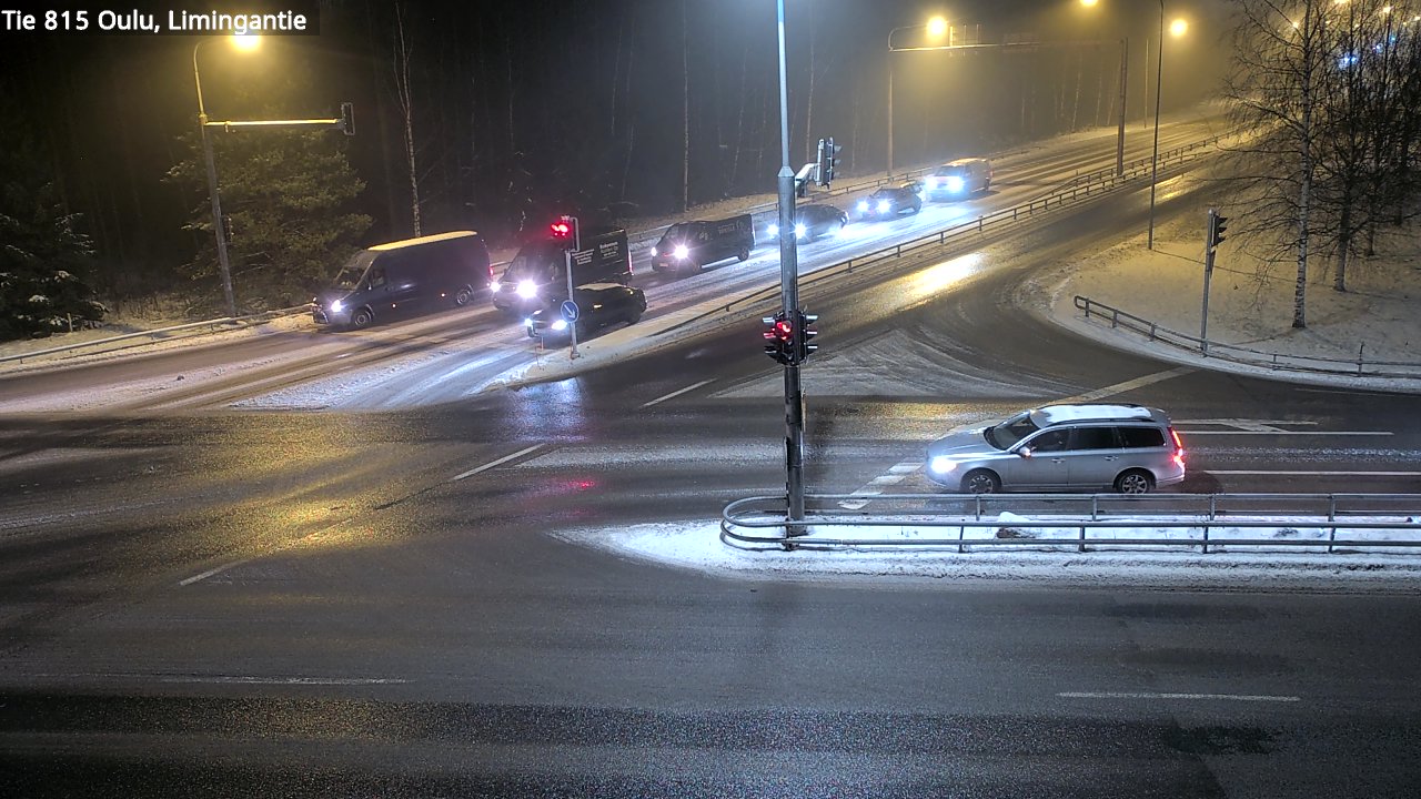 Weather Camera Image Väg 815 Oleåborg, Limingantie, Oulu, Pohjois-Pohjanmaa