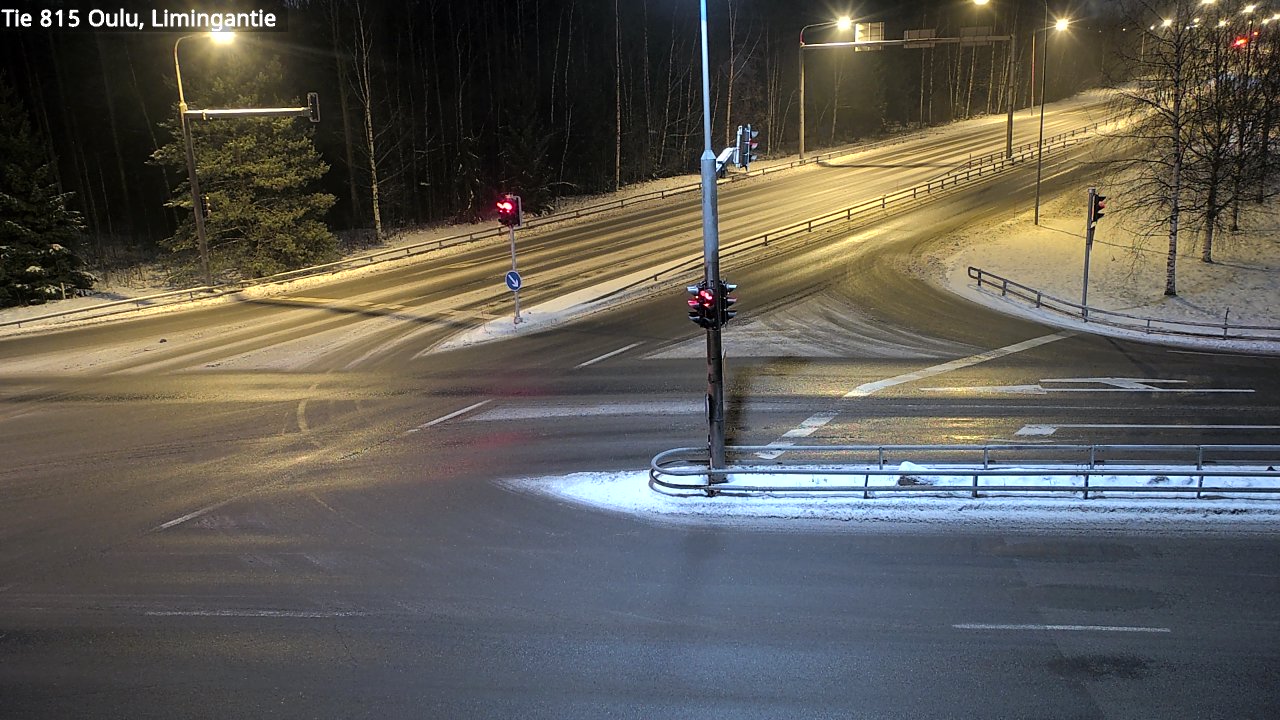 Weather Camera Image Väg 815 Oleåborg, Limingantie, Oulu, Pohjois-Pohjanmaa
