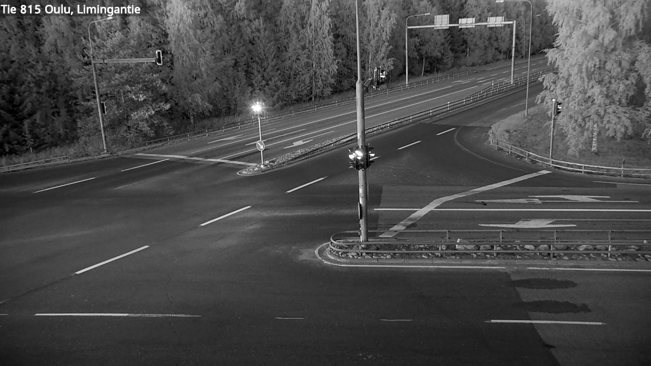 Weather Camera Image Väg 815 Oleåborg, Limingantie, Oulu, Pohjois-Pohjanmaa