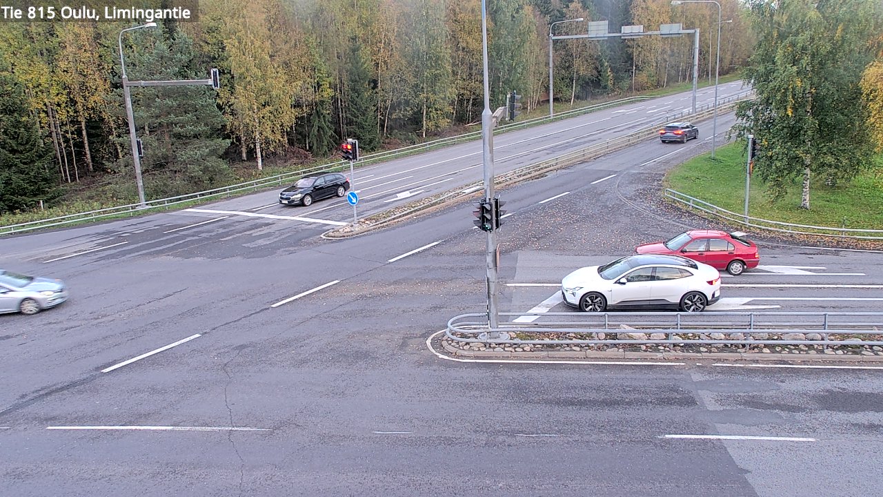Weather Camera Image Väg 815 Oleåborg, Limingantie, Oulu, Pohjois-Pohjanmaa