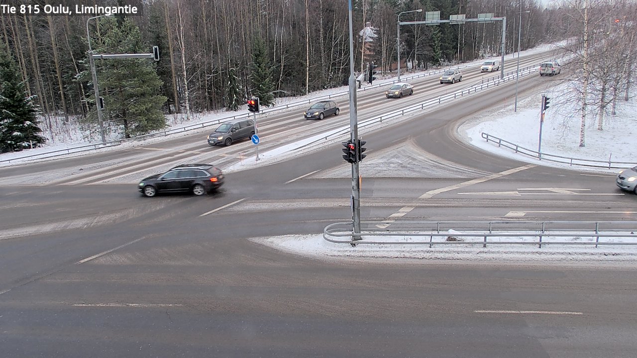 Weather Camera Image Väg 815 Oleåborg, Limingantie, Oulu, Pohjois-Pohjanmaa