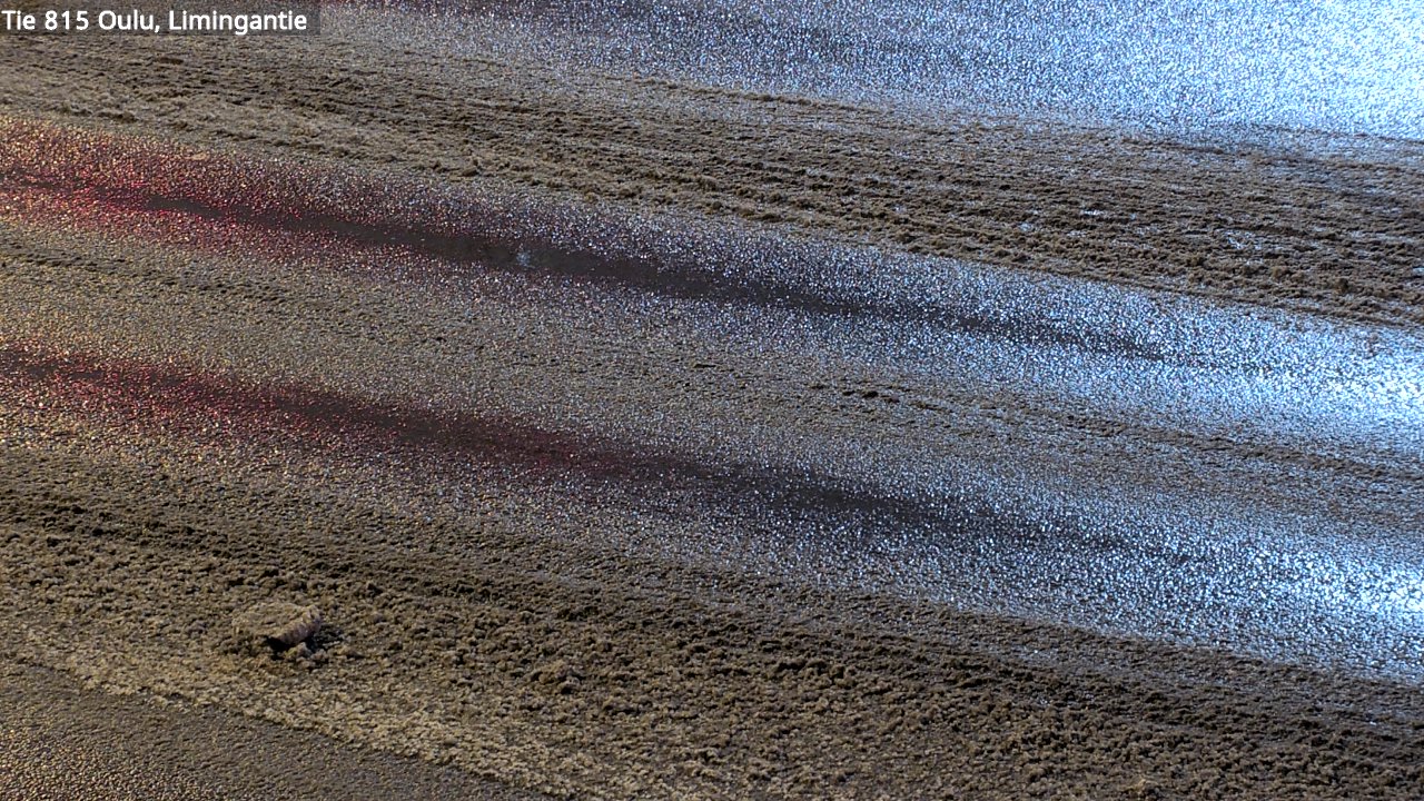 Weather Camera Image Väg 815 Oleåborg, Limingantie, Oulu, Pohjois-Pohjanmaa