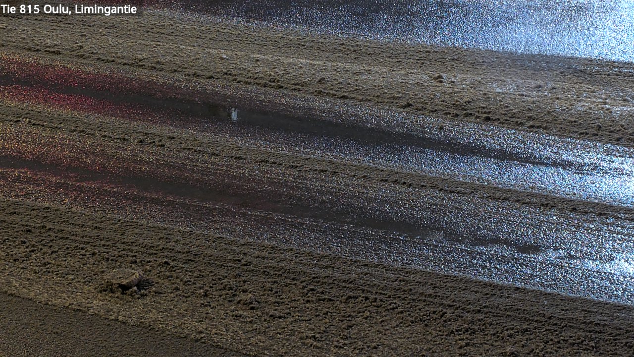 Weather Camera Image Väg 815 Oleåborg, Limingantie, Oulu, Pohjois-Pohjanmaa