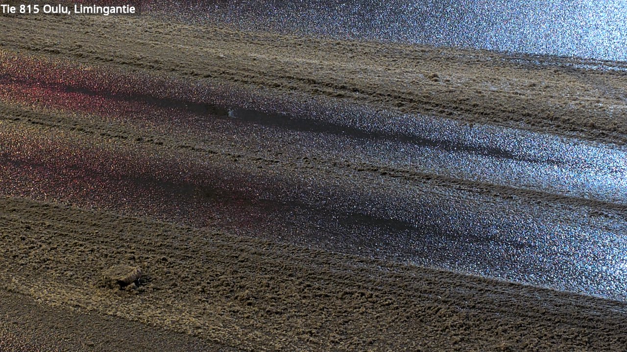 Weather Camera Image Väg 815 Oleåborg, Limingantie, Oulu, Pohjois-Pohjanmaa