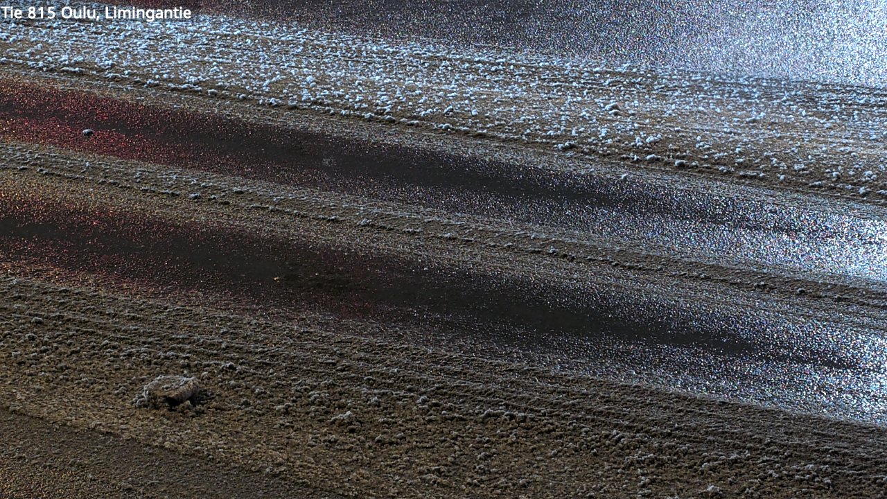 Weather Camera Image Väg 815 Oleåborg, Limingantie, Oulu, Pohjois-Pohjanmaa