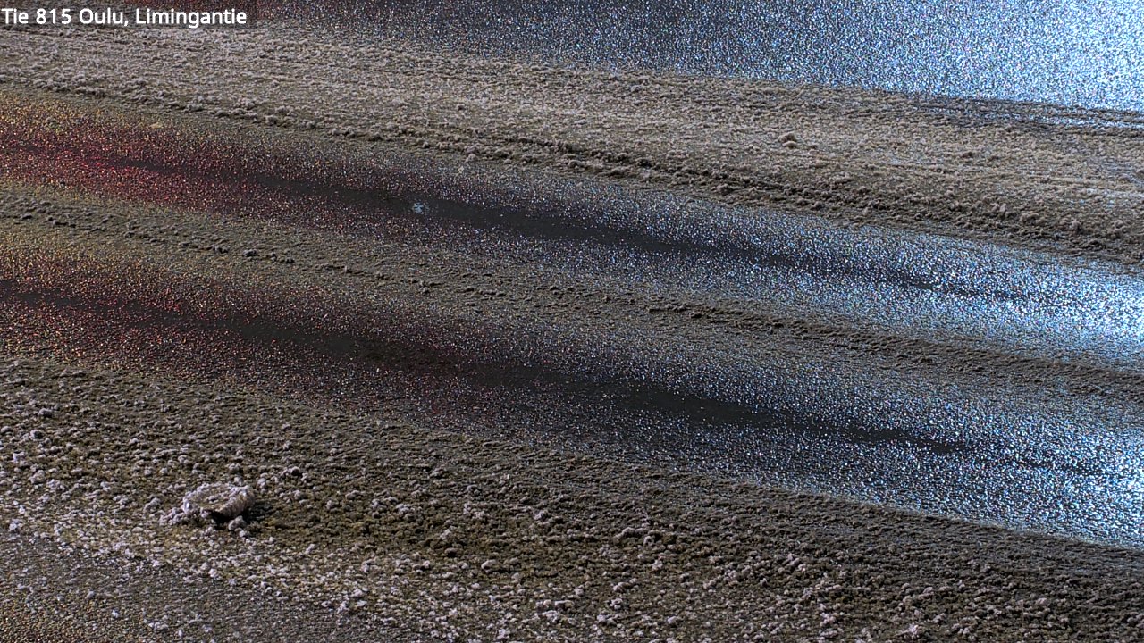 Weather Camera Image Väg 815 Oleåborg, Limingantie, Oulu, Pohjois-Pohjanmaa
