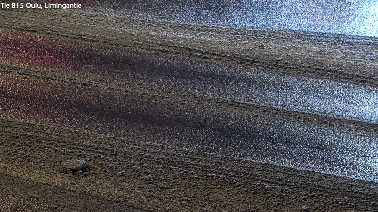 Weather Camera Image Väg 815 Oleåborg, Limingantie, Oulu, Pohjois-Pohjanmaa