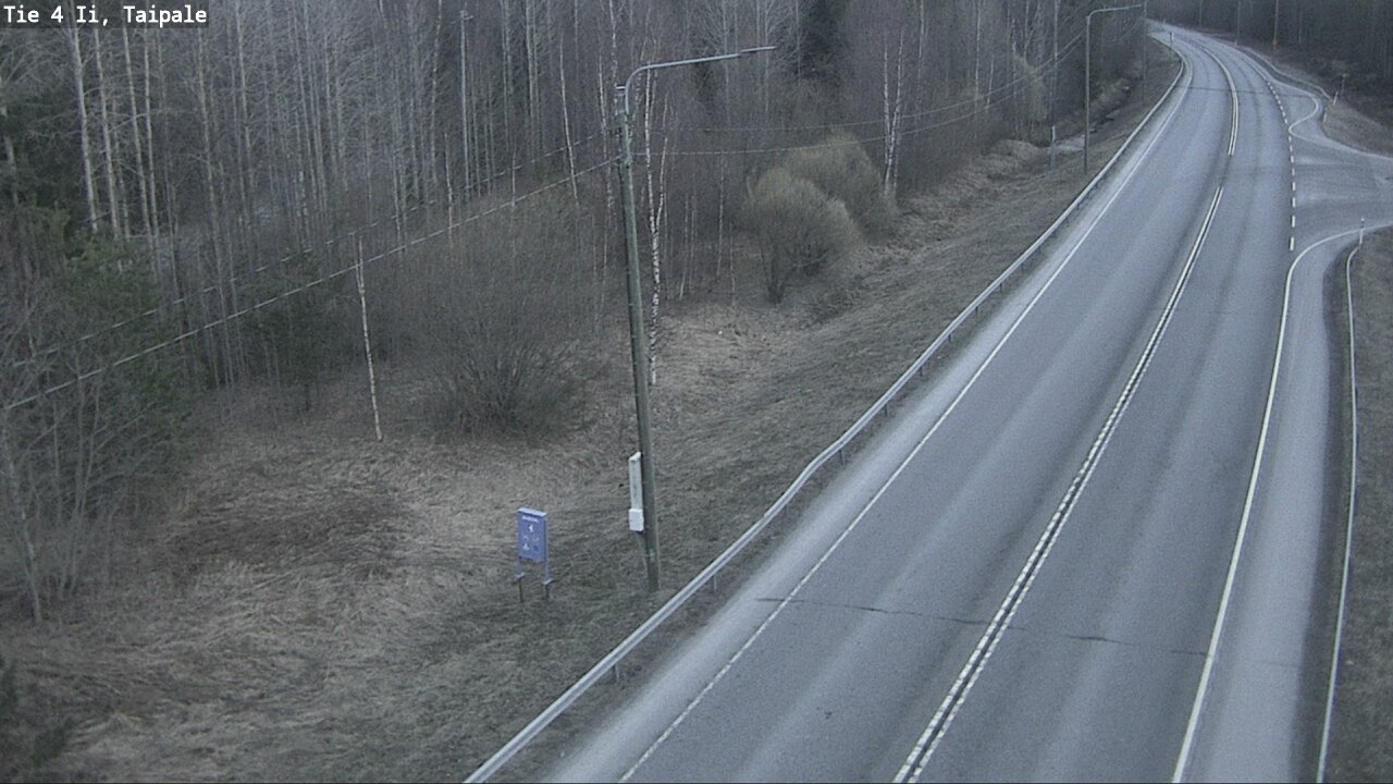 Weather Camera Image Road 4 Ii, Taipale, Ii, Pohjois-Pohjanmaa