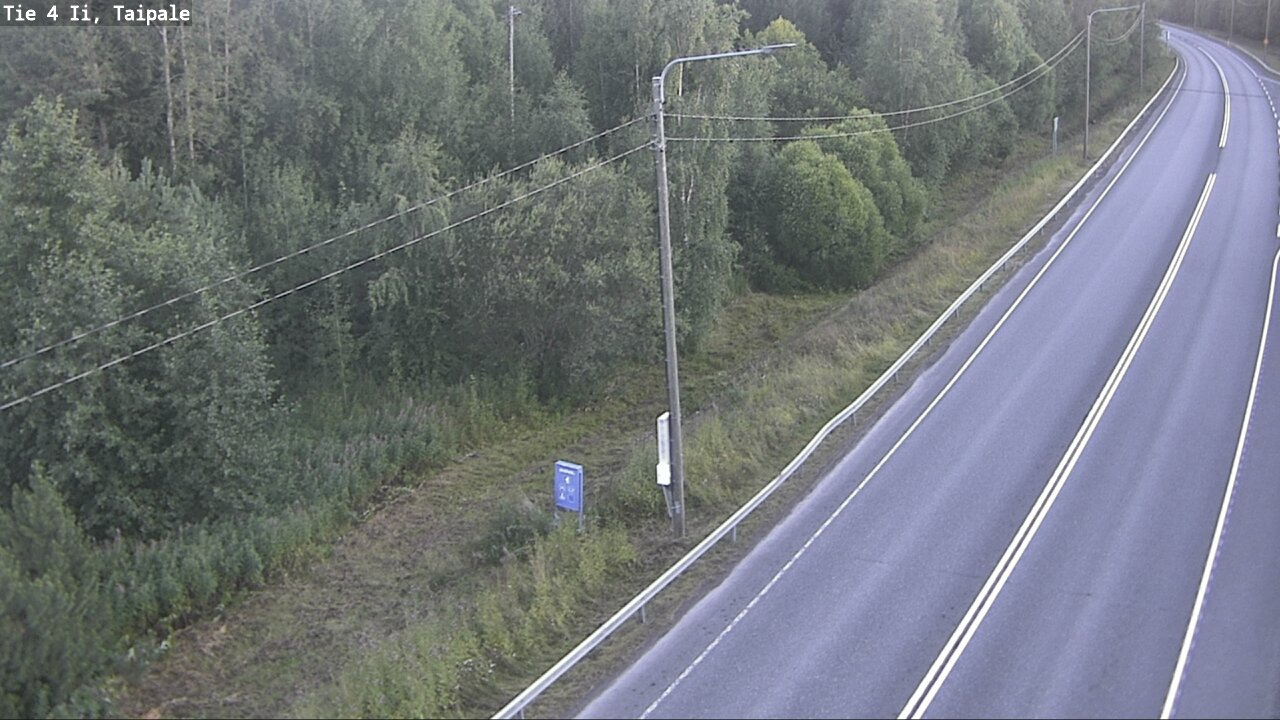 Weather Camera Image Road 4 Ii, Taipale, Ii, Pohjois-Pohjanmaa